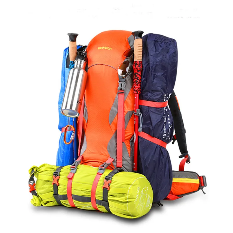 

50L Capacity Hiking Backpack Climb Bag Travel Backpack Camping equip Trekking Rucksack Men Women Outdoor Sports Bags