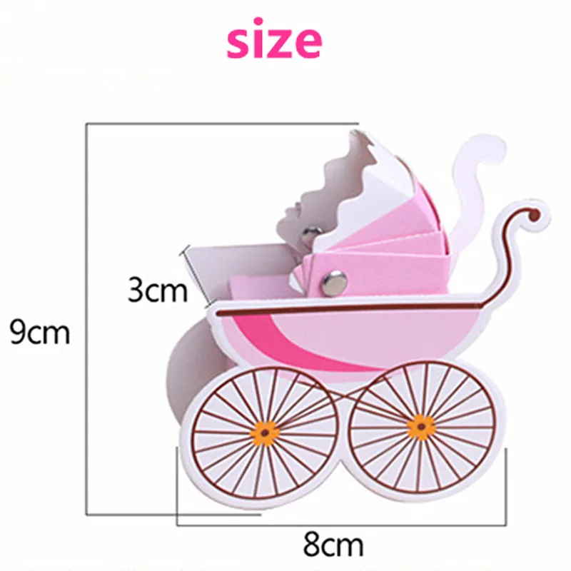 50 шт. бумажная коробка для конфет драже Подарочная Baby Shower свадебные сувениры