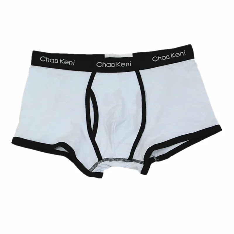 5 шт./лот Хлопок Нижнее Белье мужская Боксер Мальчик Боксеры с пакетом нижнее