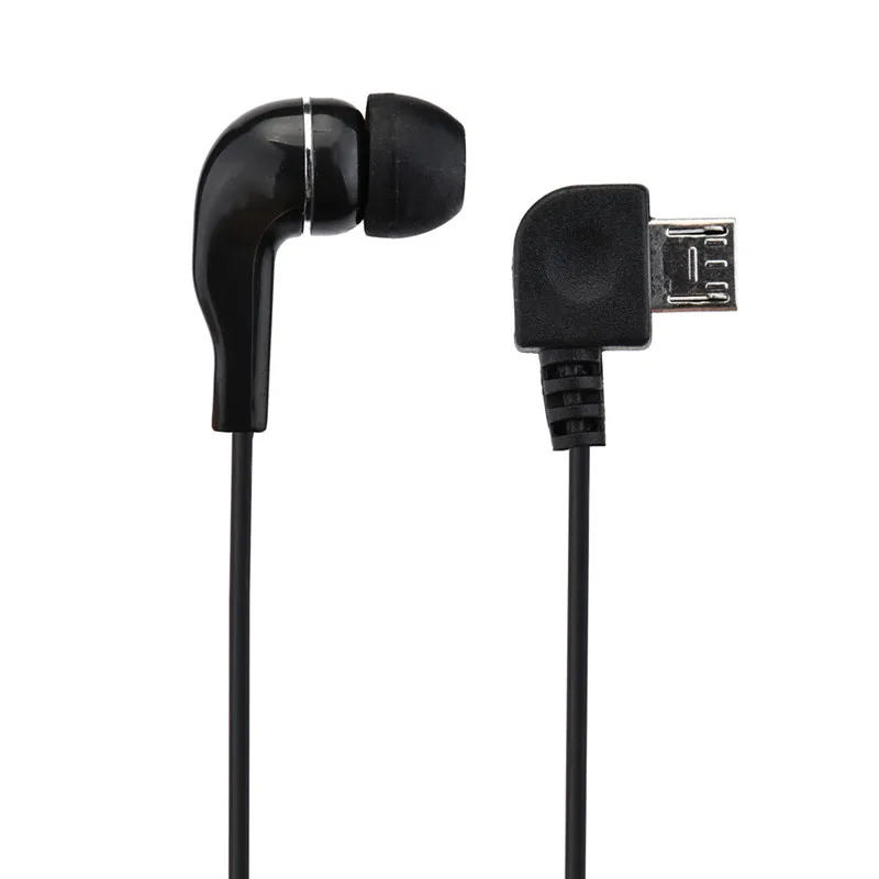 2017 Популярные Универсальные наушники Micro USB черные моно одиночное стерео для