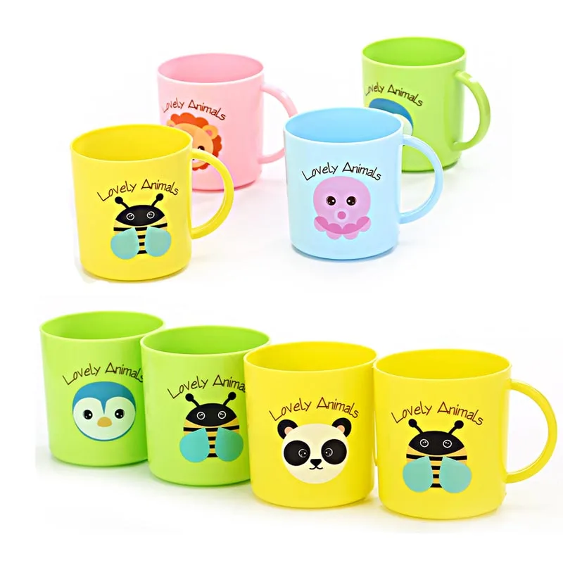 Новинка 2019 разноцветная стеклянная чашка для холодных напитков Детская кружка