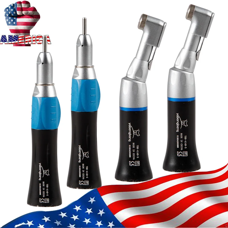 4X NSK Style Dental Low Speed Contra Angle Straight Nosecone Handpiece Yabangbang