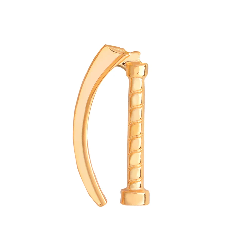 Laryngoscope-gold Qihe ювелирные изделия скорая помощь булавки значки Броши нагрудные булавки медицинские украшения Доктор Медсестры медицинская школа Выпускной подарок медсестры ювелирные изделия - Окраска металла: Laryngoscope-gold