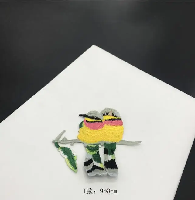 3 шт. вышитая аппликация в виде птицы BJ0368|Заплатки| |