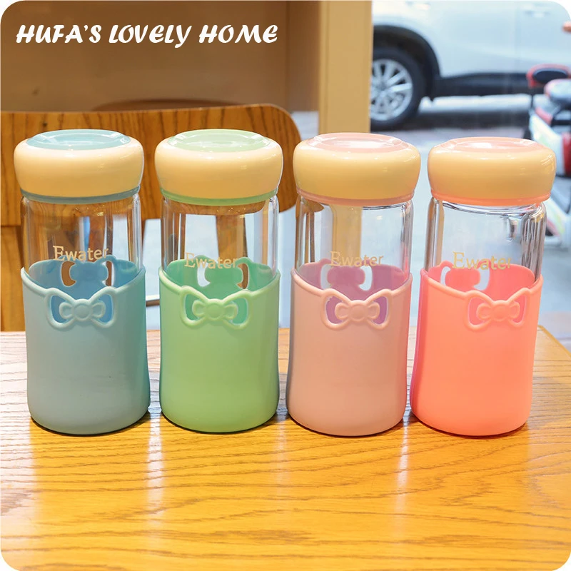 Мой горячей изоляции Стекло бутылки с хорошими крышка Портативный Чай Кофе