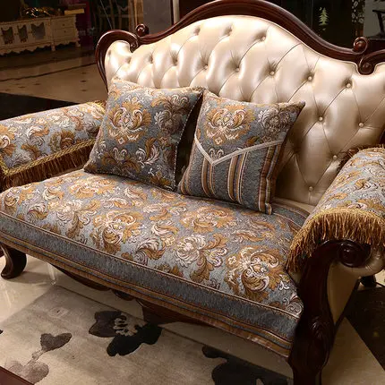 Модное нескользящее покрывало для дивана из качественной ткани на осень и зиму |