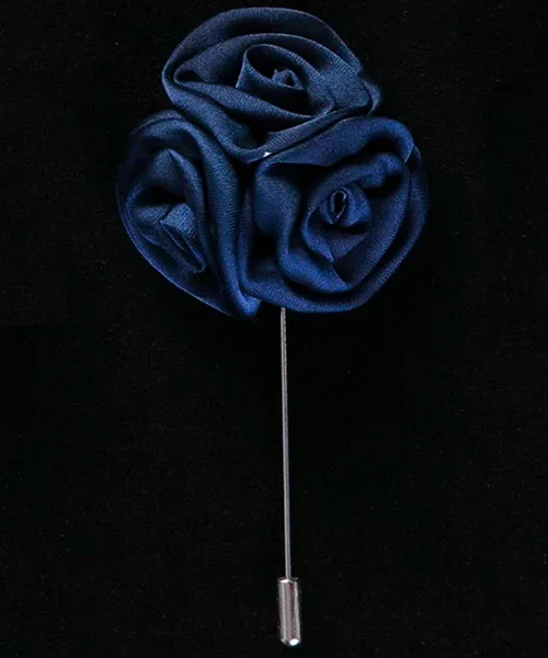 No.14 lapel pin Портной Смит Броши в форме цветка розы ручной работы ткань нагрудные булавки медь длинные иглы булавки модный костюм аксессуар булавка для мужчин - Окраска металла: No.14 lapel pin