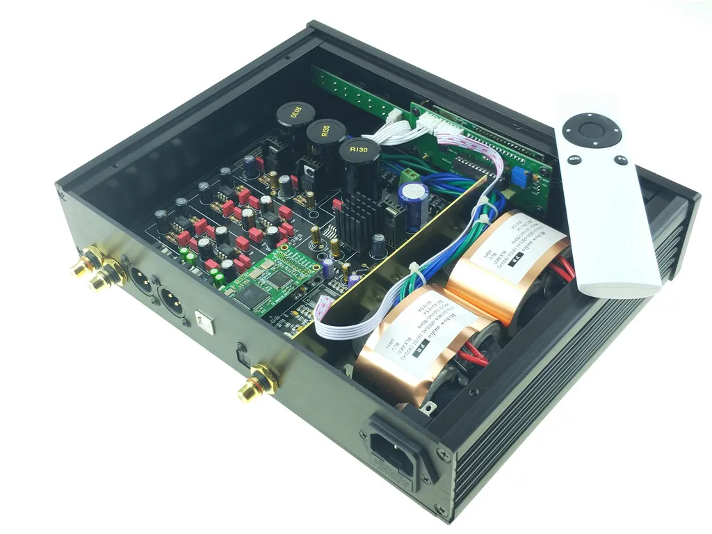 ES9038 ES9038PRO обновление до Crystek CCHD-575 HIFI аудио DAC опция XMOS или Amanero USB Verison V1.3