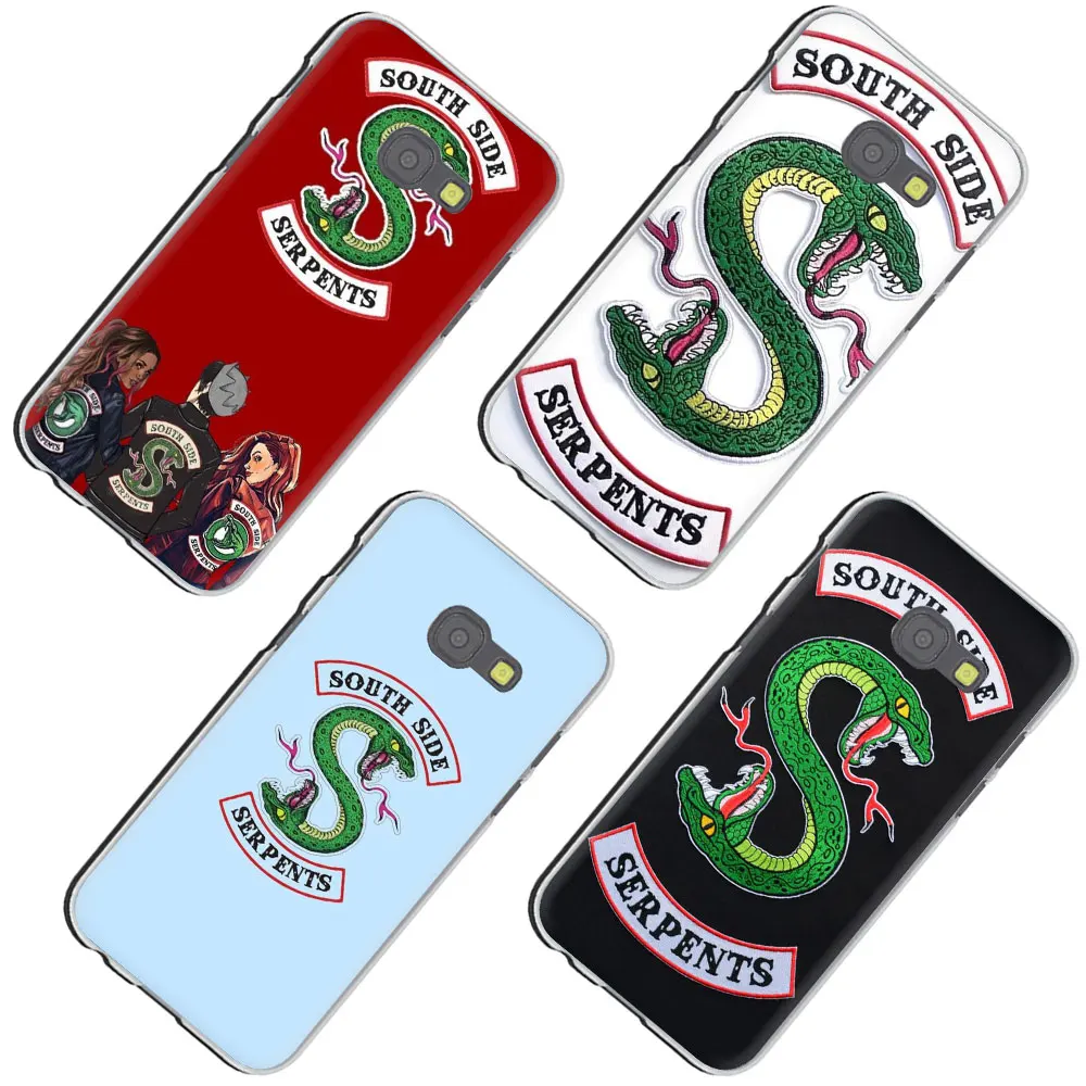 Жесткий чехол Riverdale South Side Serpents для телефона Galaxy J7 J6 J5 J3 J2 J1 2015 2016 Prime 2017 версия ЕС