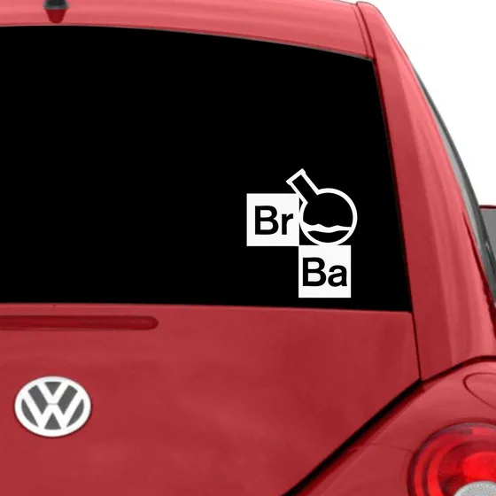 10x12 см химические элементы виниловые автомобильные наклейки Наклейка на окно или