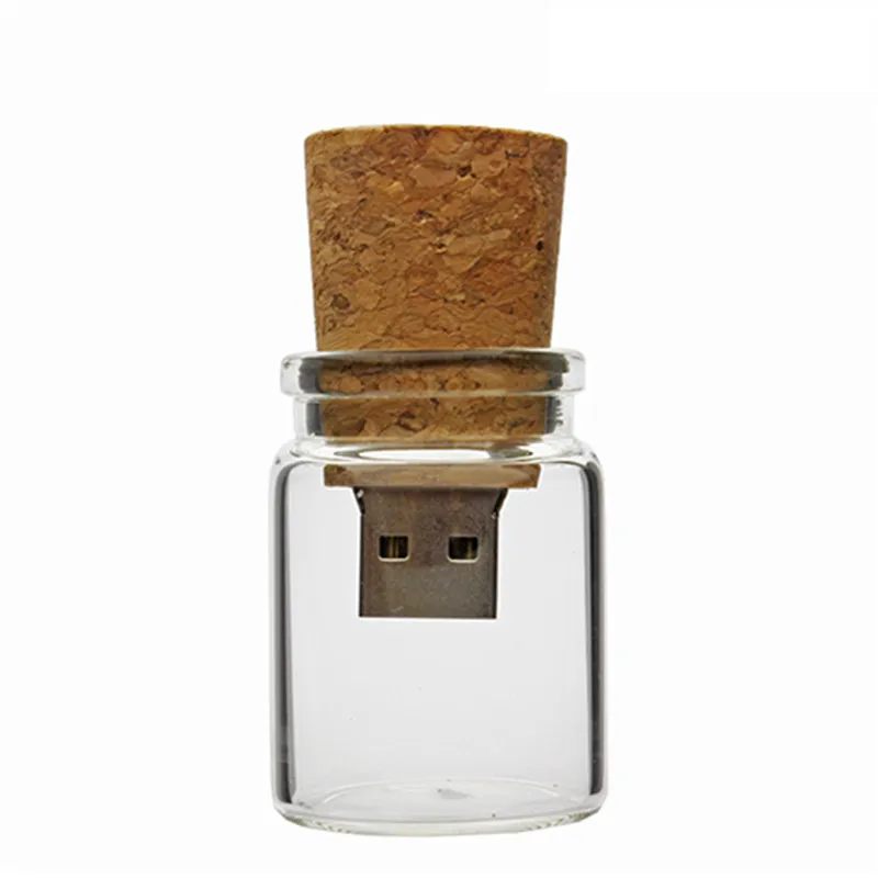 JASTER деревянная пробка дрейфующая Бутылка usb2.0 флеш-накопитель 4 GB/8 GB/16 GB/32 GB/64 GB Желая бутылка, свадебный подарок, логотип покупателя - Цвет: no box