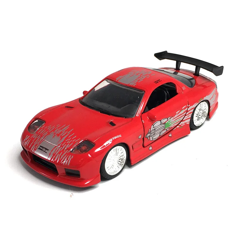 MAZDA RED 1/32 GT-R R34 Coupe литая Автомобильная модель игрушки для детей подарок - Цвет: MAZDA RED