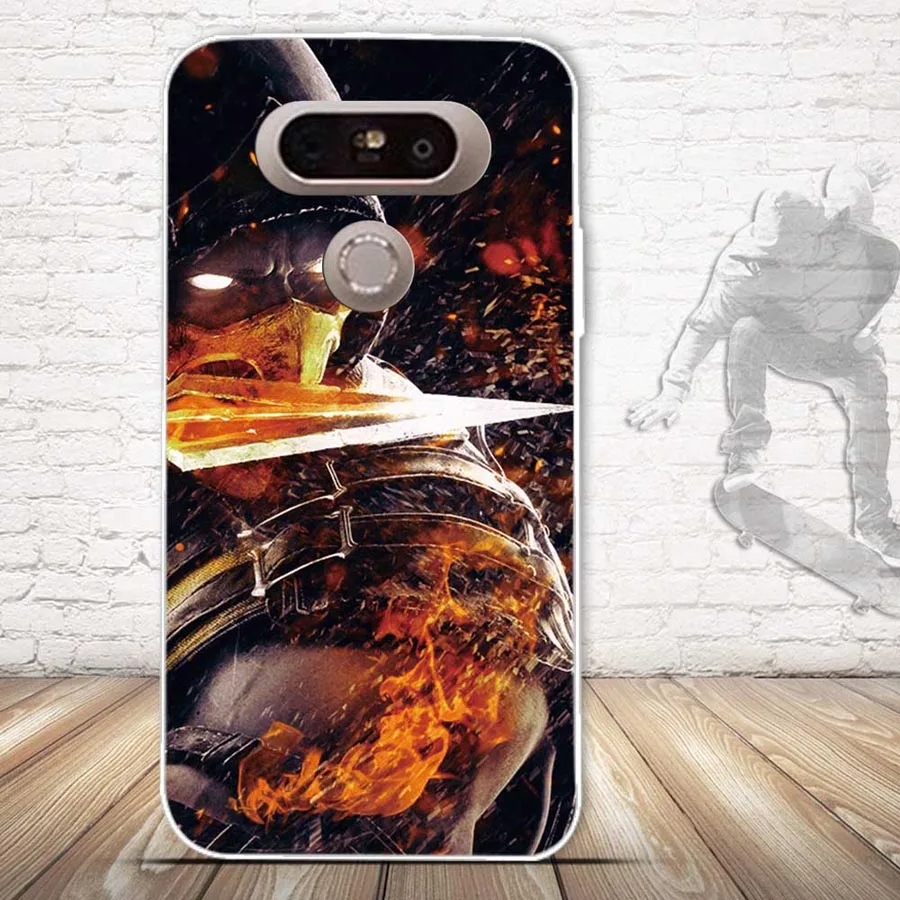 Мягкий чехол из ТПУ для Coque LG G5 силиконовый с рисунком черепа задняя крышка Funda H830