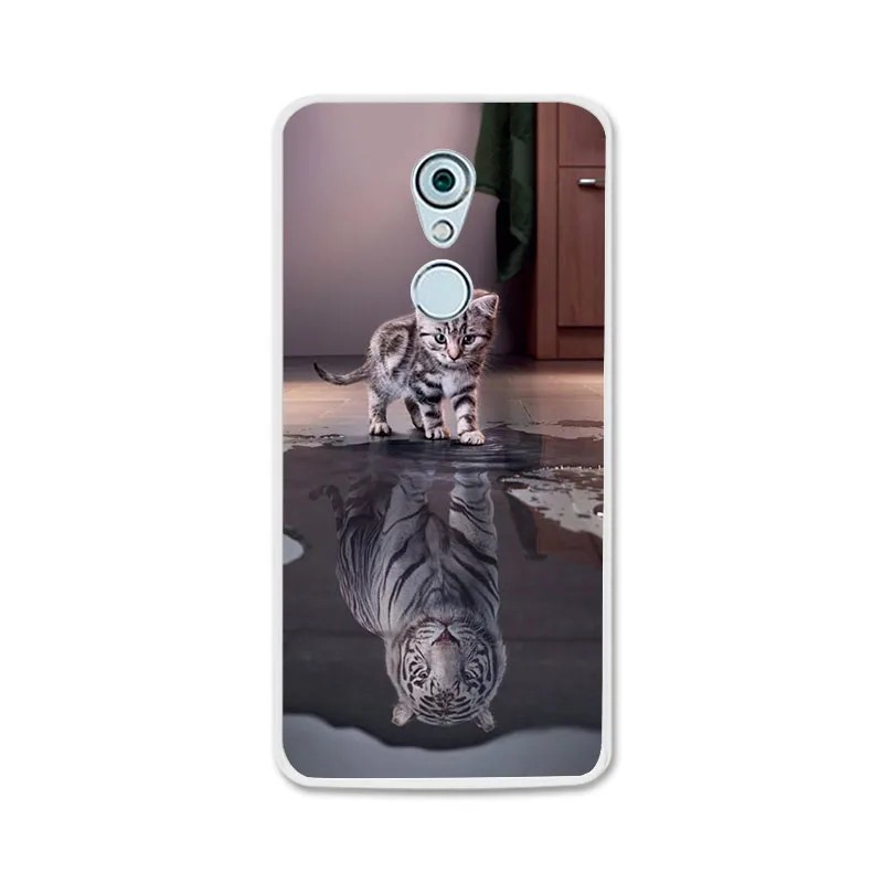 R041 Ojeleye DIY узорный силиконовый чехол для zte Axon 7 Mini чехол Мягкие Мультяшные из ТПУ чехол для zte Axon 7 Mini Чехлы противоударный чехол - Цвет: R041