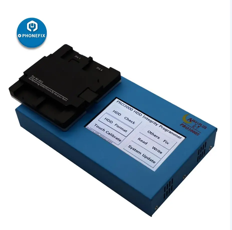 Pro3000S and ipad456 PHONEFIX Naviplus Pro3000s NAND программер HDD чтения и записи инструмент без удаления Nand-цифровой преобразователь для iPad 2/3/4 5 6 iPad Air 2 HDD инструмент для ремонта - Цвет: Pro3000S and ipad456