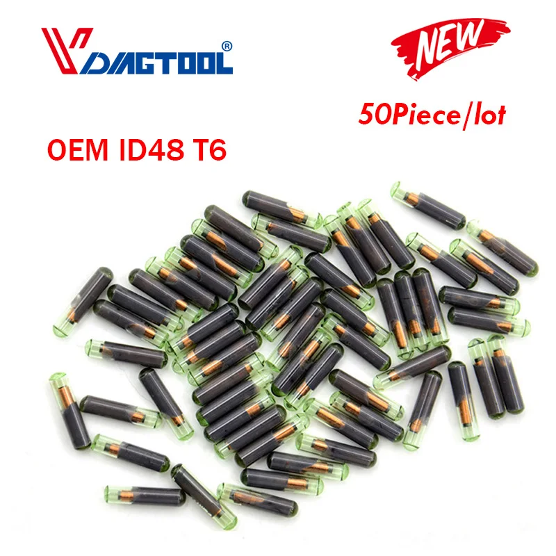 Автомобильный ключ VDIAGTOOL ID48 ID 48 Chip T6 разблокированный чип подходит для Audi Seat Skoda