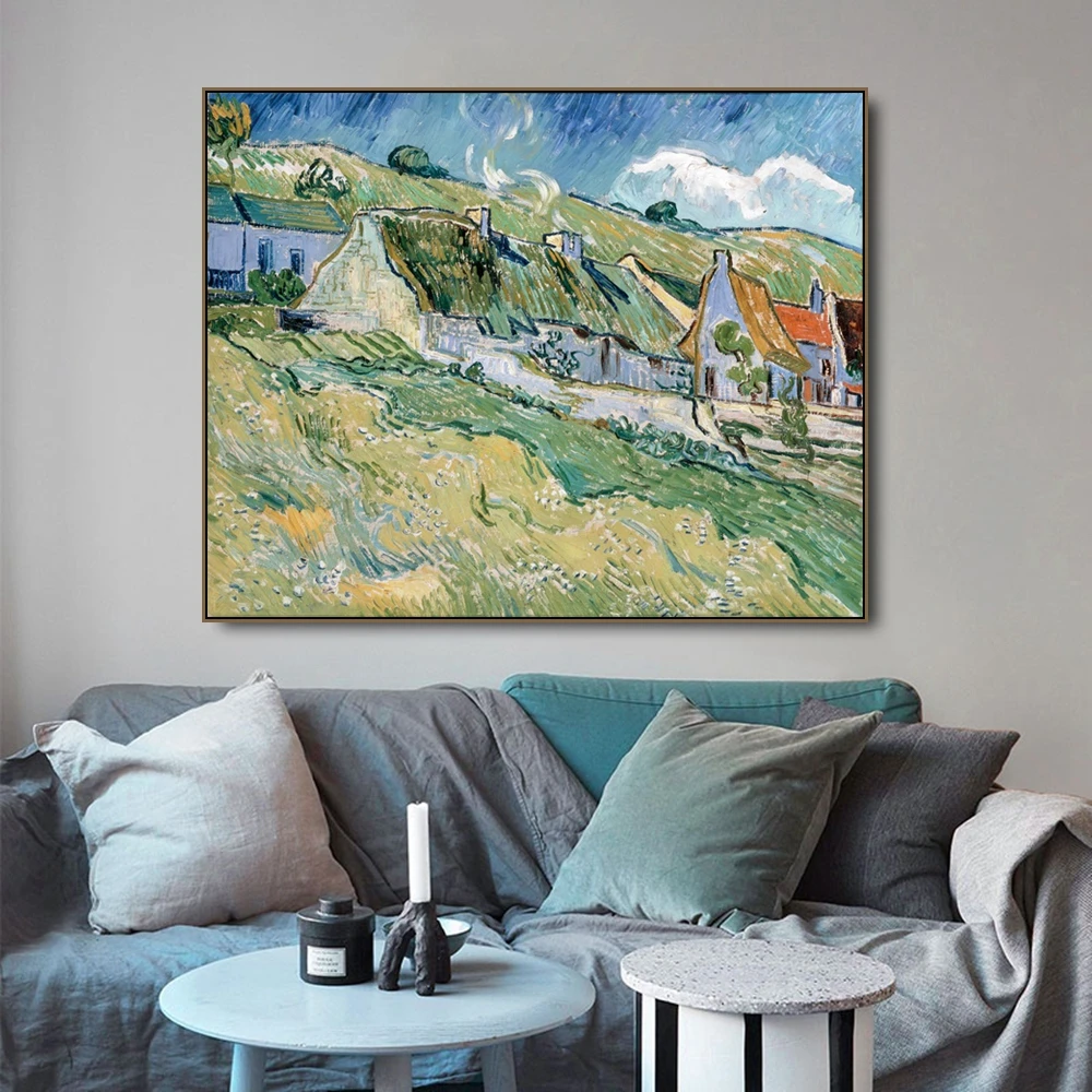 

Orville, the farmer's shack by Vincent Van Gogh Canvas Painting Calligraphy Prints Home Decor Wall Pictures For Living Room