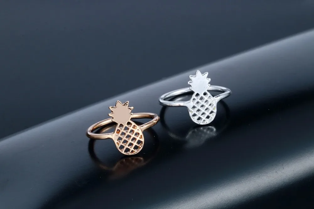 Kinitial 3pcs Charm Gold Silver Plated Fashion Jewelry Sets Pineapple Necklace Earrings For Women Bridesmaid Gift Bijoux | Украшения и