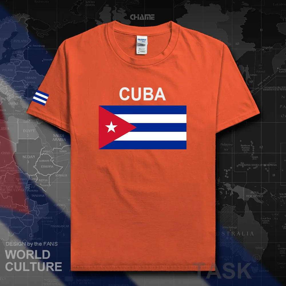 Cuba Cuban mens t shirt 2018 jerseys nation team tshirt 100% cotton t-shirt fitness clothes country casual summer tees CU CUB 02