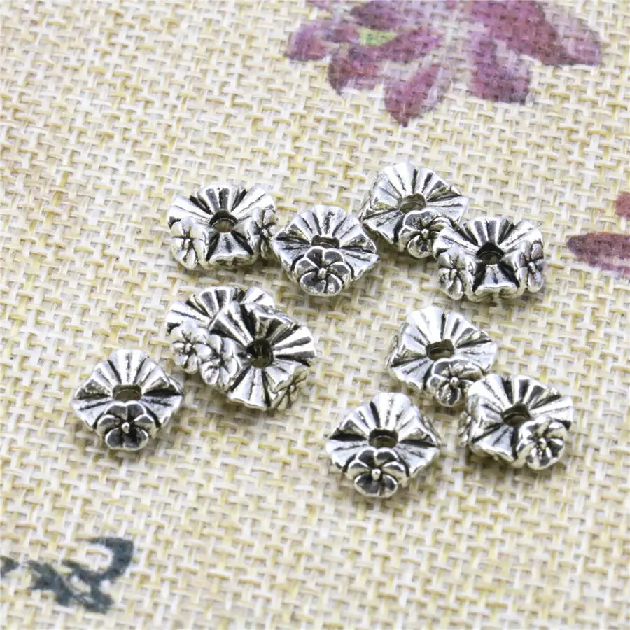 Неповторимая медная подвеска в виде цветка 10 шт. | Украшения и аксессуары