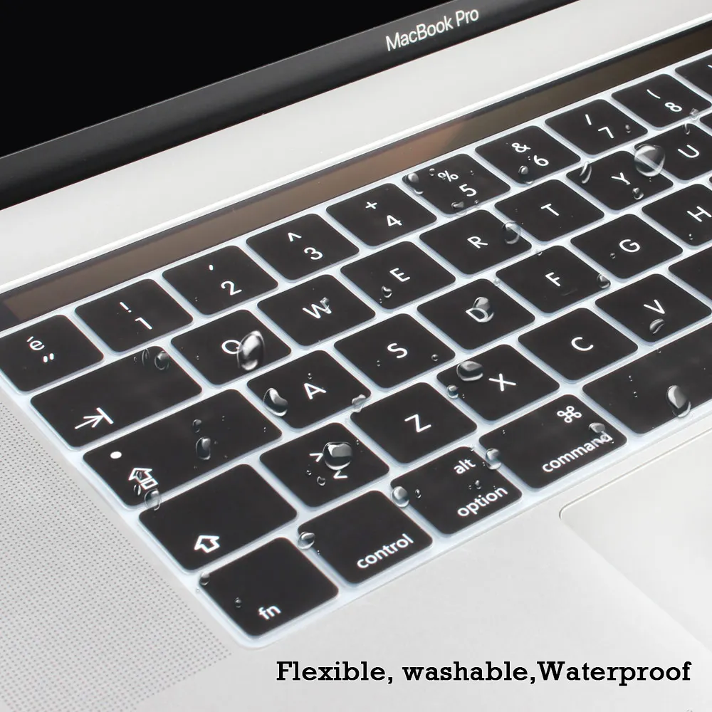 Турецкий Ультратонкий силиконовый чехол клавиатура для Macbook Air Pro 12 13 15 2019 A1278 A1466
