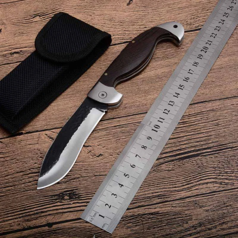 21 см(8,5 '') Тактический складной нож с цветной деревянной ручкой Duanda blade походные карманные ножи для выживания Инструменты для охоты на открытом воздухе ножи
