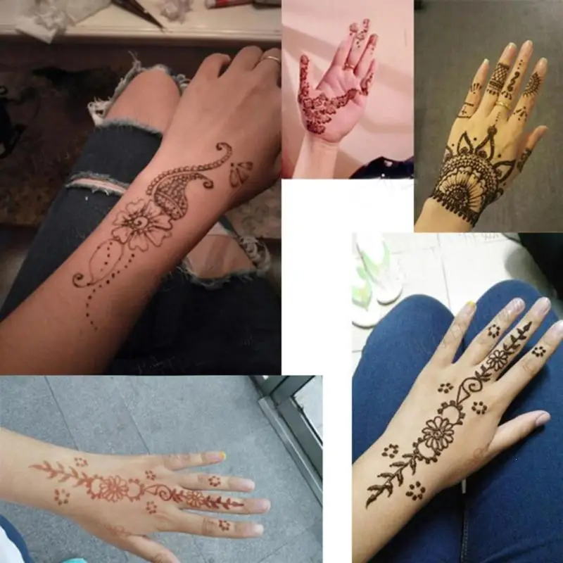 Henna татуировки коричневый тела Книги по искусству Краски Новое поступление