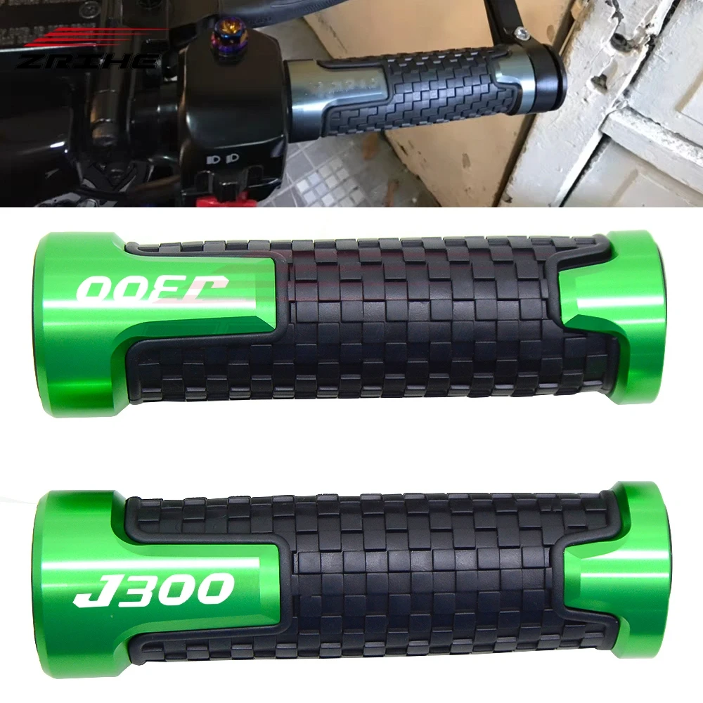 2 шт. 22MM7/8 алюминиевые ручки для мотоцикла Нескользящие руля велосипеда KAWASAKI J300 J