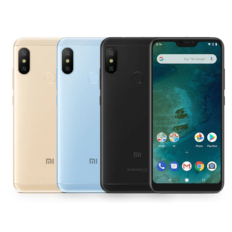 Глобальная версия Xiaomi Mi A2 Lite 3 ГБ 32 Snapdragon 625 мобильный телефон Android One 12 Мп + 5 AI