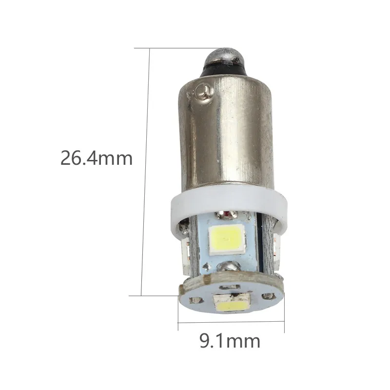 10 шт. ba9s t4w Bayone tw5w AC 6V/6 3 V 8v 2835 5SMD светодиодный светильник для пинбола лампа без