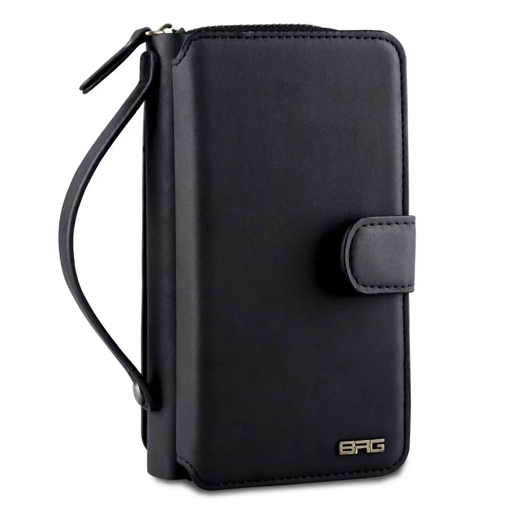 Многофункциональный кошелек BRG на молнии флип чехол для SS S8 + Plus S9 Note 8 Note9 S10Plus