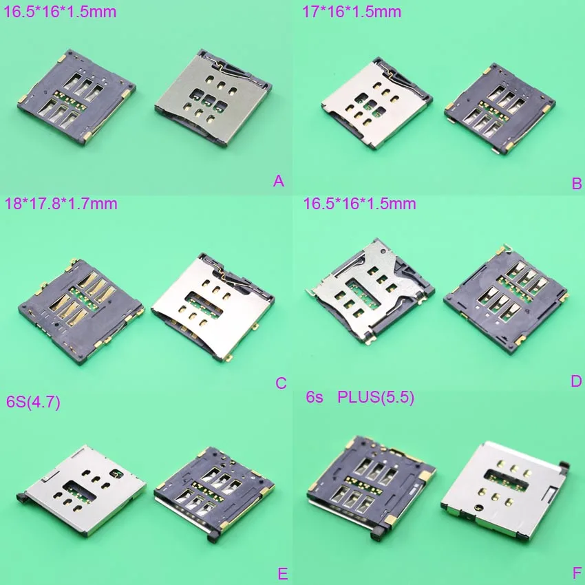 YuXi Micro SIM кард ридер слот гнездо держатель Замена для iPhone 5S 5C 5 5g 6 6s 6splus|micro sim|micro sim