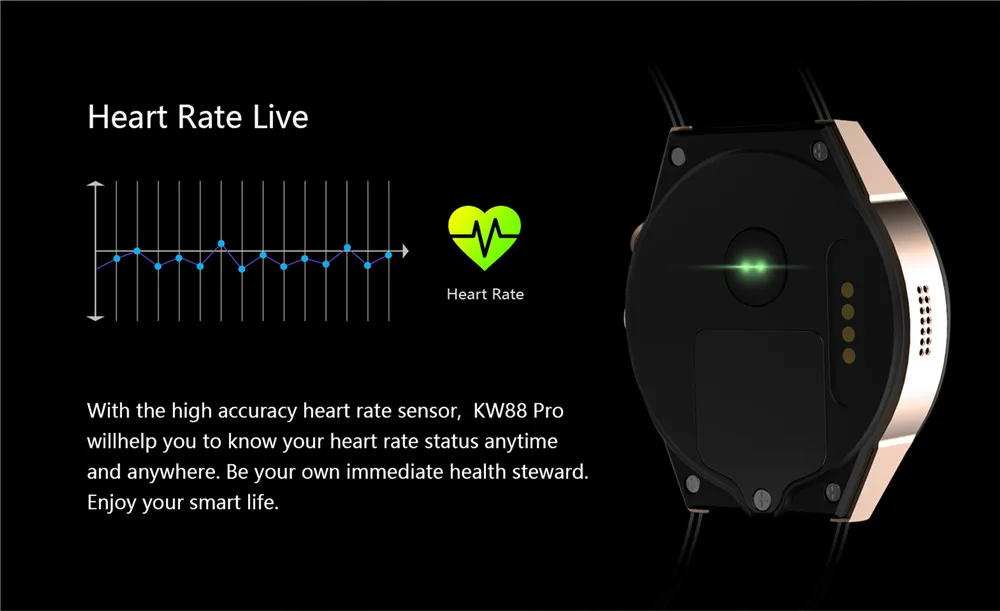 ASKMEER KW88 Pro умные часы Android 7,0 Smartwatch телефон MTK6580 1 ГБ 16 ГБ 3G Wifi gps Bluetooth умные часы 2.0MP Wirstbands