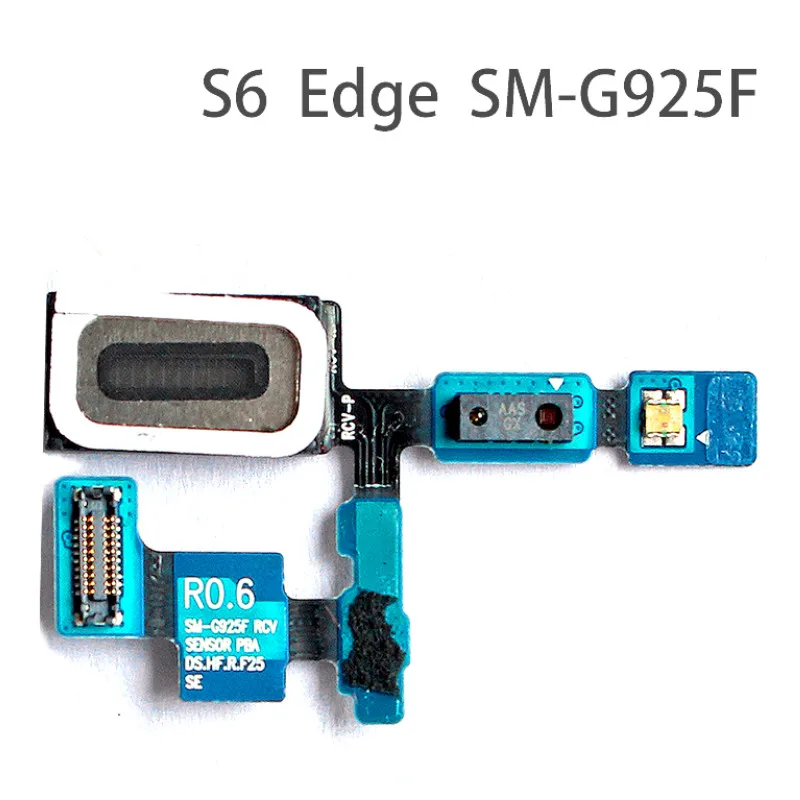 10piece/lot Original Earpiece Ear Speaker With Light Proximity Sensor Flex Cable For Samsung Galaxy S6 Edge G925F | Мобильные