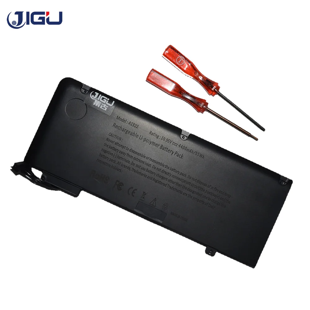 JIGU Новый аккумулятор для ноутбука Apple MacBook Pro 13 &quotMB991LL/A MB991LL/A Замена: A1322 батарея|new