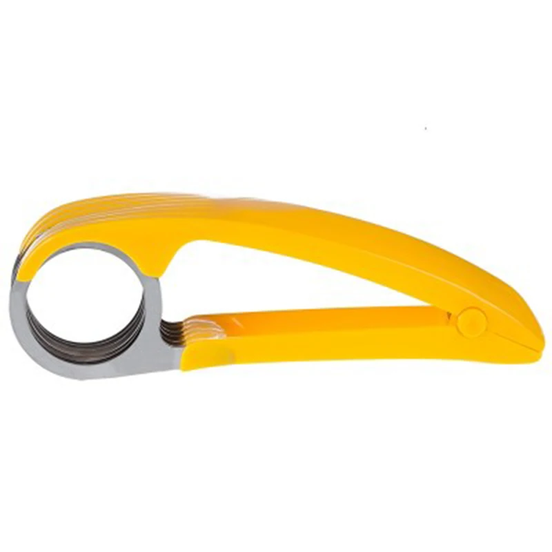 Stainless Steel Banana Slicer Cutter Chopper Fruit Salad Cucumber Kitchen Tool Vegetable Peeler | Дом и сад