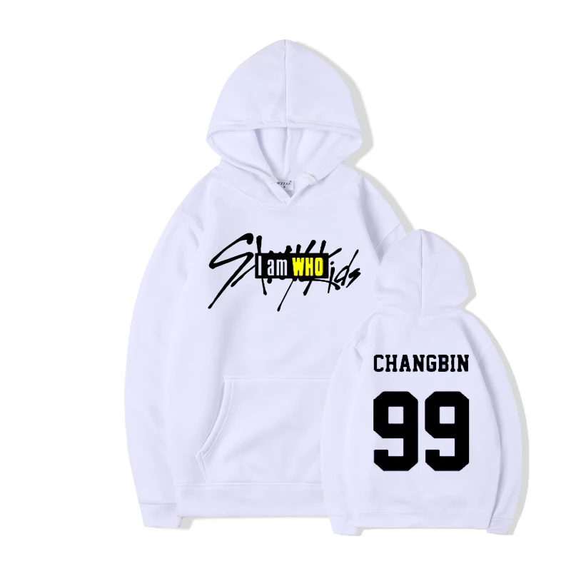 Pkorli/толстовки с капюшоном для детей с надписью «I Am Who» Straykids Woojin Felix Hyunjin; толстовка с капюшоном с надписью «Member»; толстовка унисекс - Цвет: 17