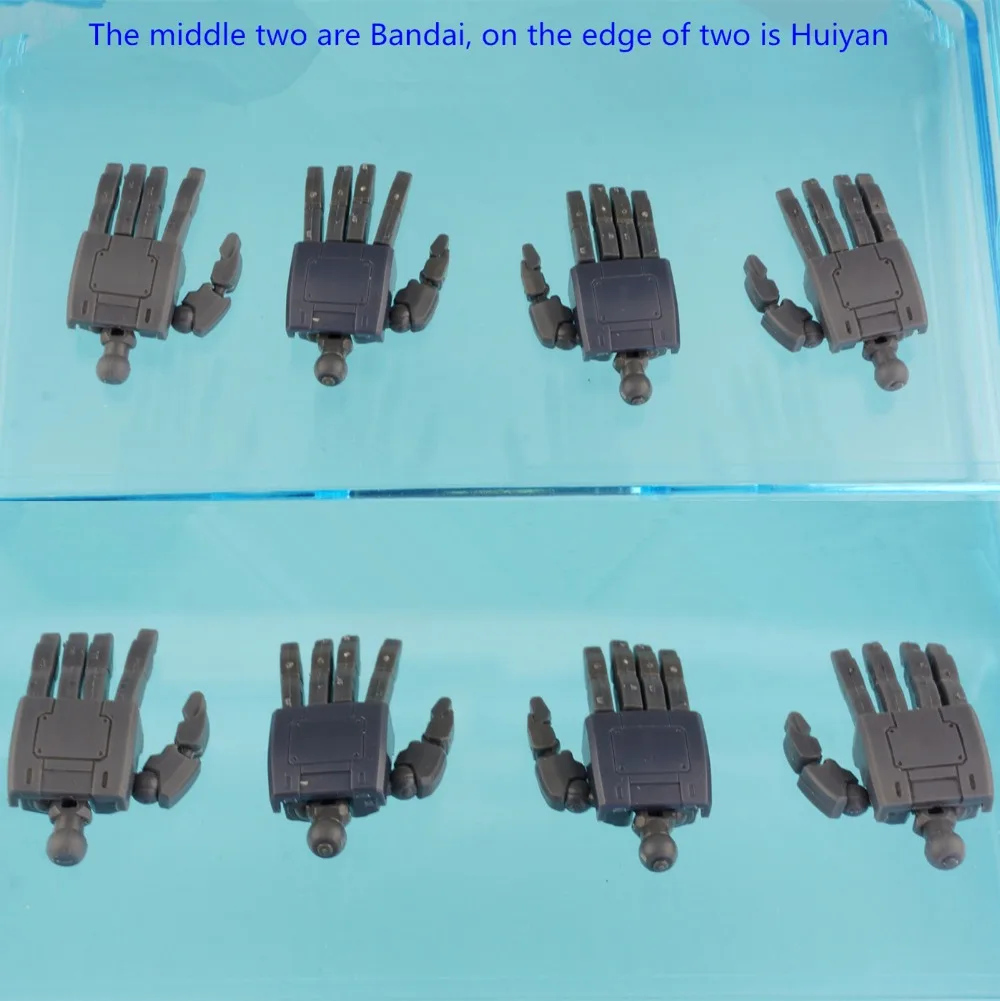 Huiyan все пальцы подвижных рук для Bandai 1/100 мг г. Sazabi Strike Gundam готовое изготовление|mg