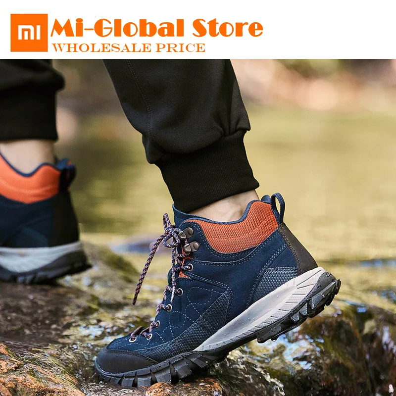 Новые оригинальные Xiaomi Uleemark уличные спортивные походные ботинки Водонепроницаемые замшевые походные ботинки дышащие для мужчин Высокое качество