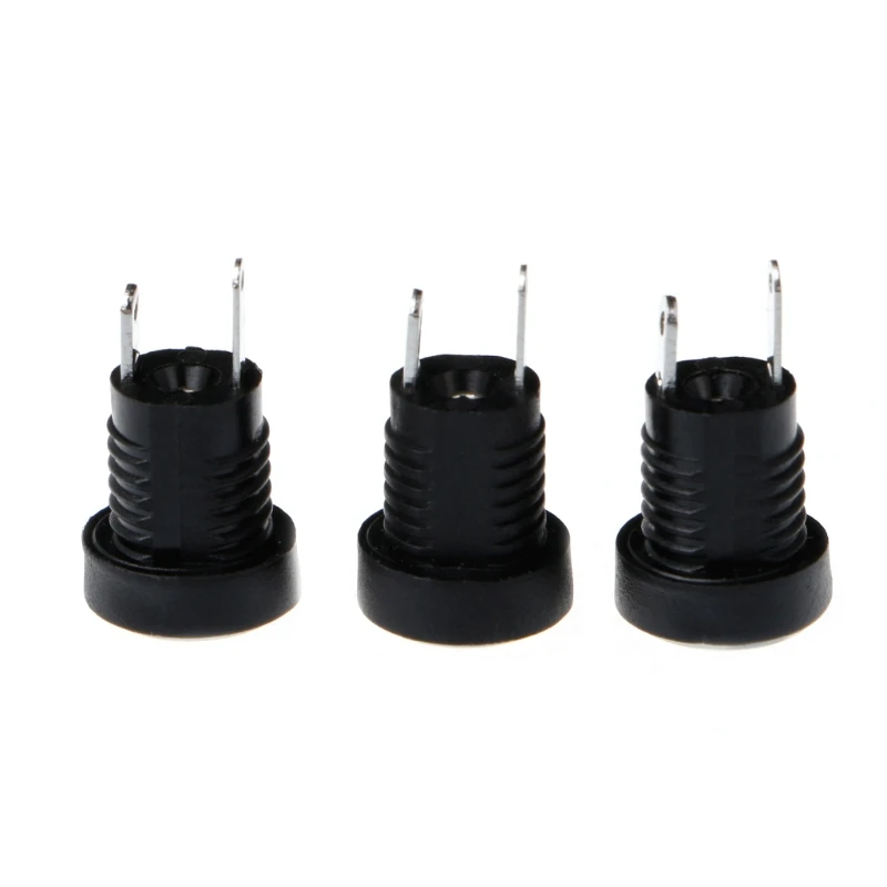 For 5Pcs/Set DC-022B Power Supply Jack Socket Female Panel Mount Connector 5.5 x 2.1mm with Cap Promotion | Строительство и