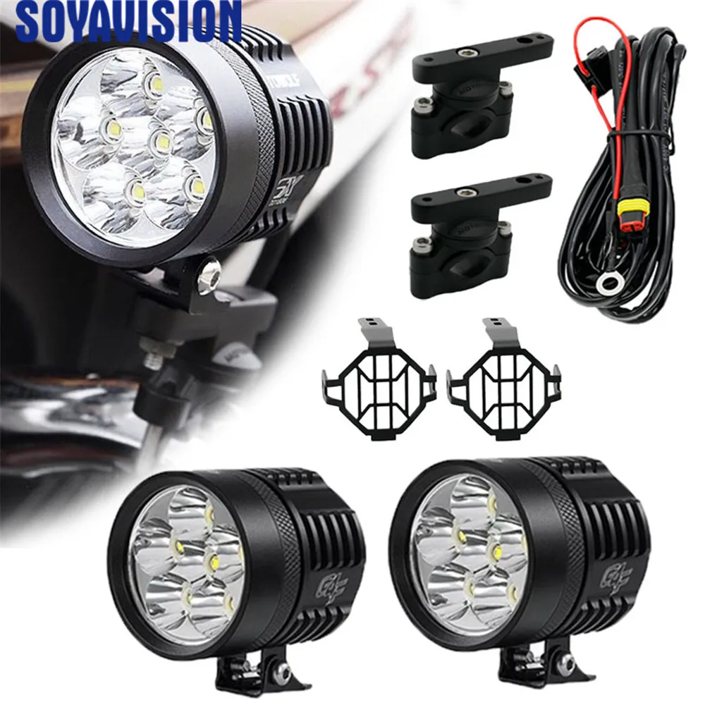 Универсальные светодиодные вспомогательные Противотуманные фары для