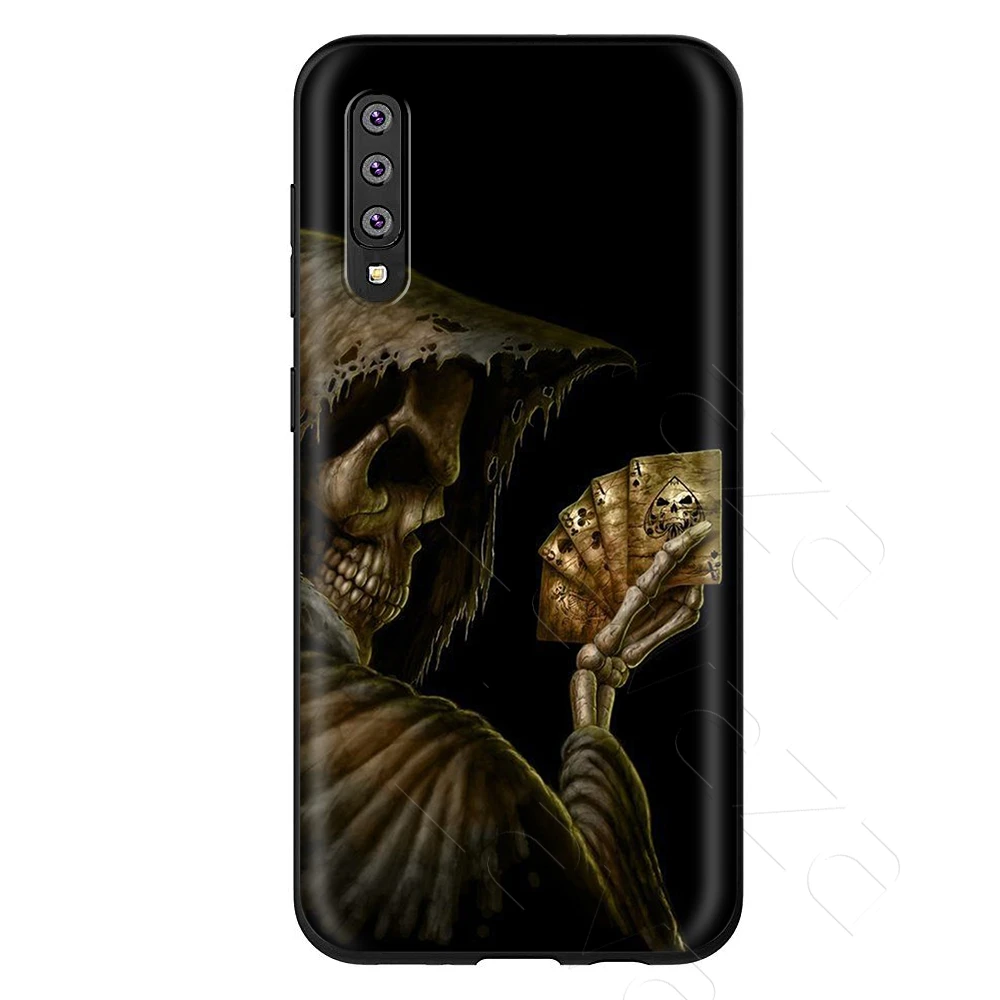 7 Lavaza мрачный смерть с косой Скелет чехол для samsung Galaxy Note 10 плюс A10 A30 A40 A50 A70 M20 A20 A20S A10S A30S A50S - Цвет: 7