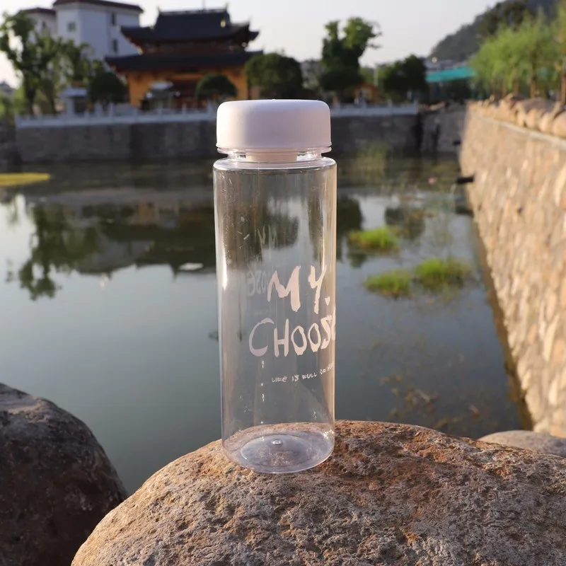 4 вида портативных пластиковых бутылок для воды прозрачная термостойкая