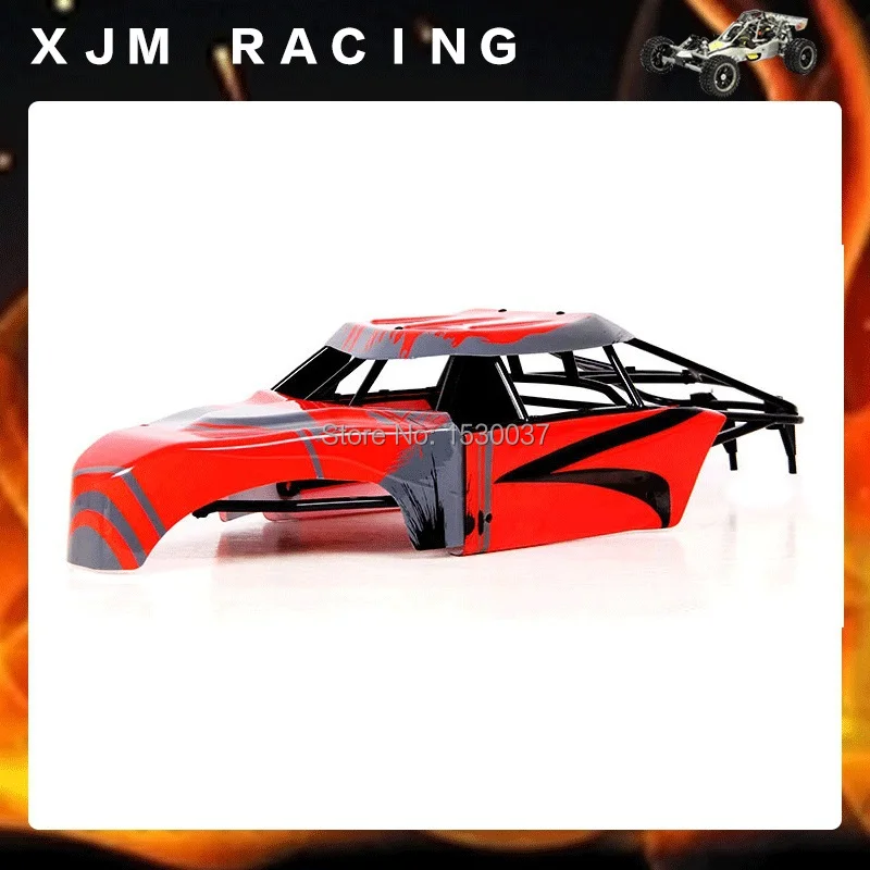 1/5 rc автомобильный раздельный корпус + пластиковая рулонная клетка подходит для