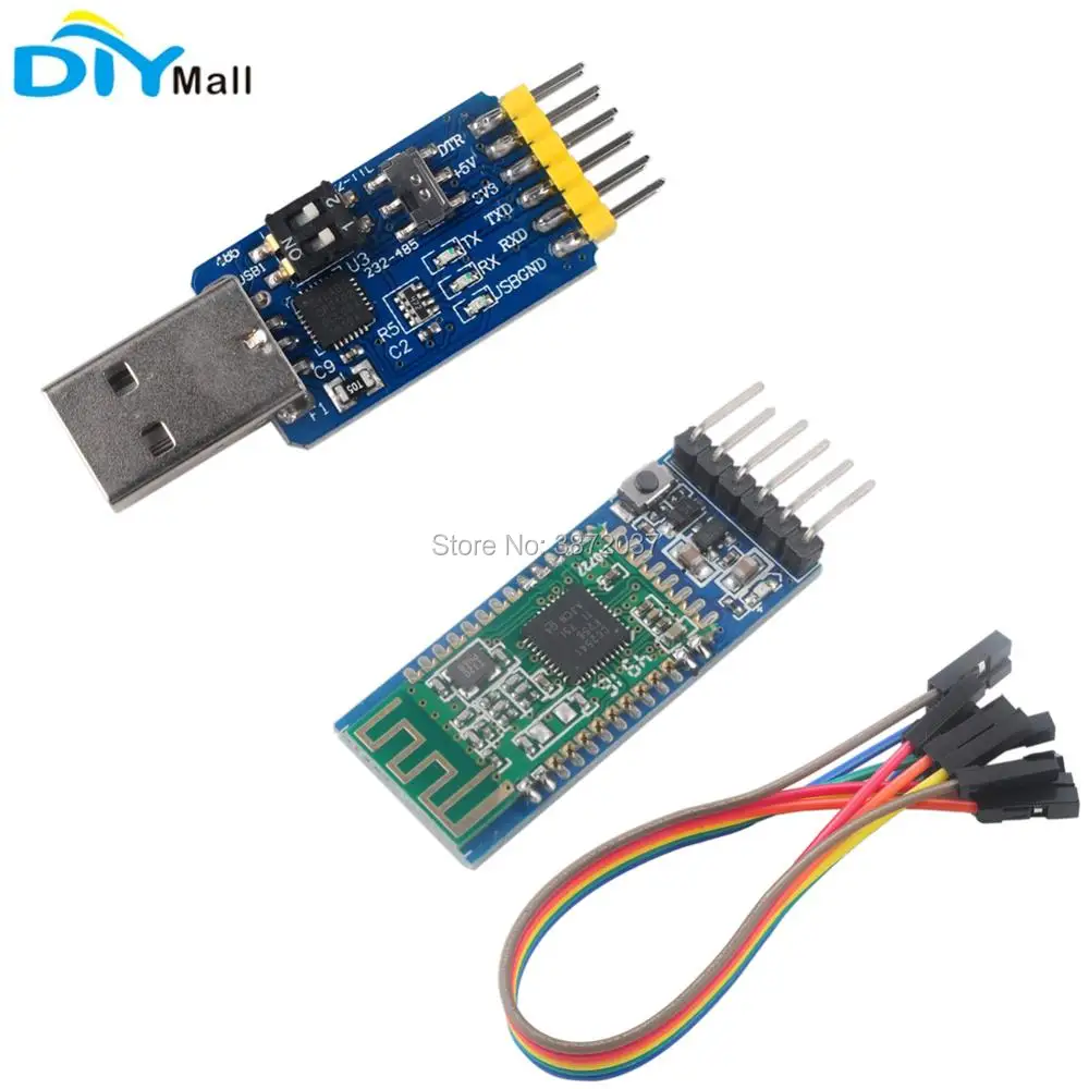 5 шт./лот SH HC 08 Bluetooth 4 0 BLE Slave Module USB to TTL CP2102 серийный модуль RS232 в RS485|Модули для