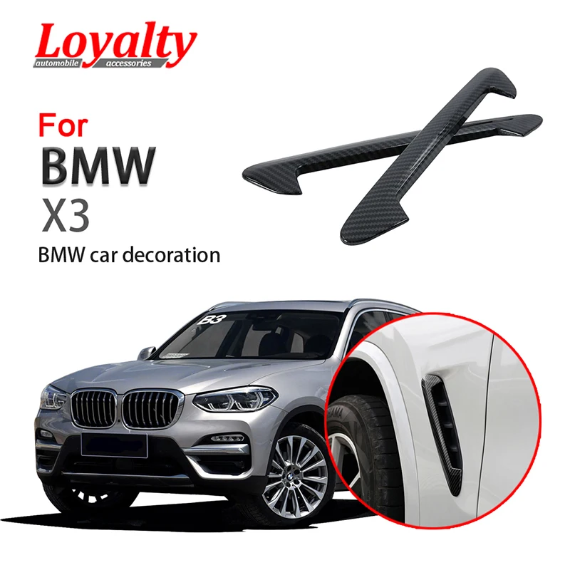 Лояльности для BMW X3 2018 2019 внешний воздушный поток Fender Крыло вентиляционная дверь
