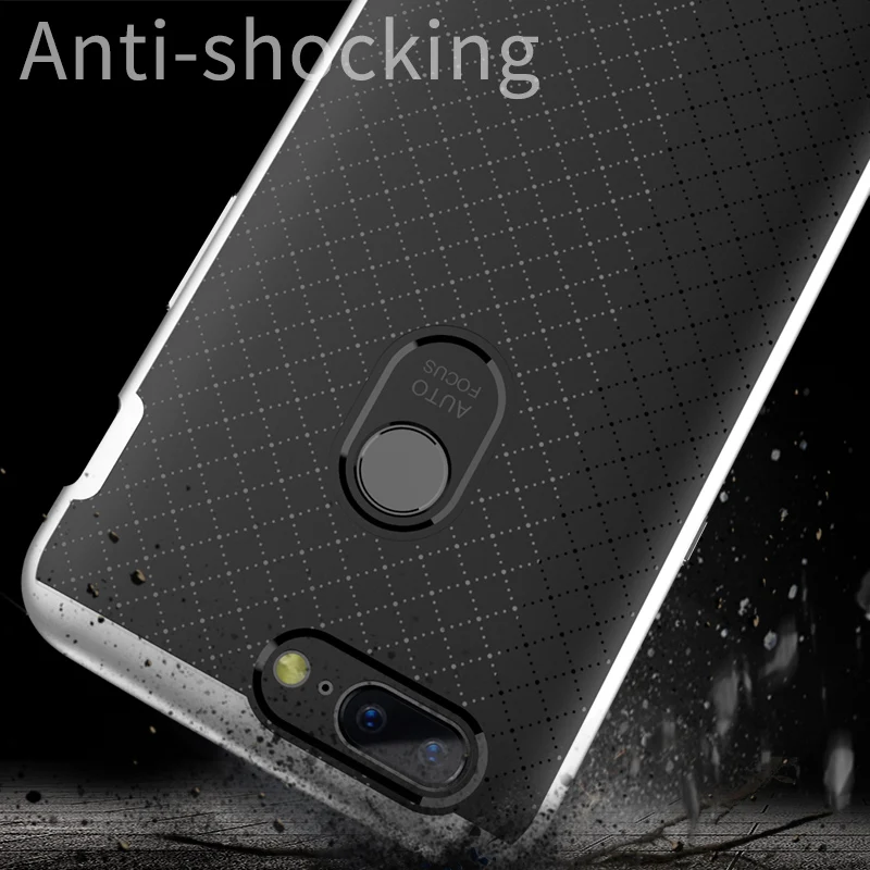 Original Ipaky Cover for Oneplus 5T Case PC Frame TPU Silicone 2 in 1 Phone One Plus 5 T Back Shockproof |