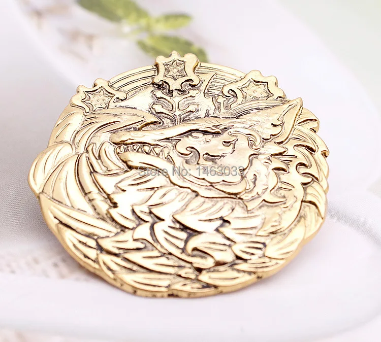 1pcs The Wind of Winter Direwolf Brooch Pin A Song Ice and Fire Charms Item-YY268 | Украшения и аксессуары