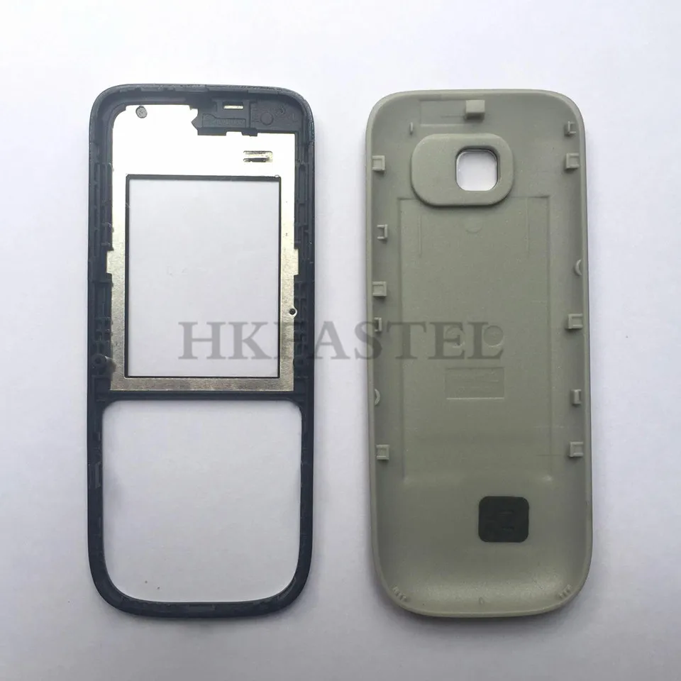 Hkfatel, новинка, высокое качество, для Nokia C2-01, мобильный телефон, передний корпус, задняя крышка батареи, крышка для C2-01, C2, Сменный Чехол для лица