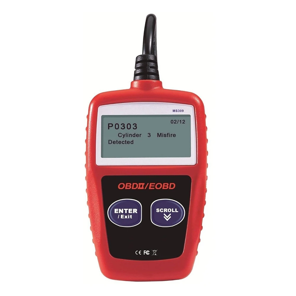 OBD2 OBDII считыватель кодов автомобиля MS 309 MS309 универсальный диагностический